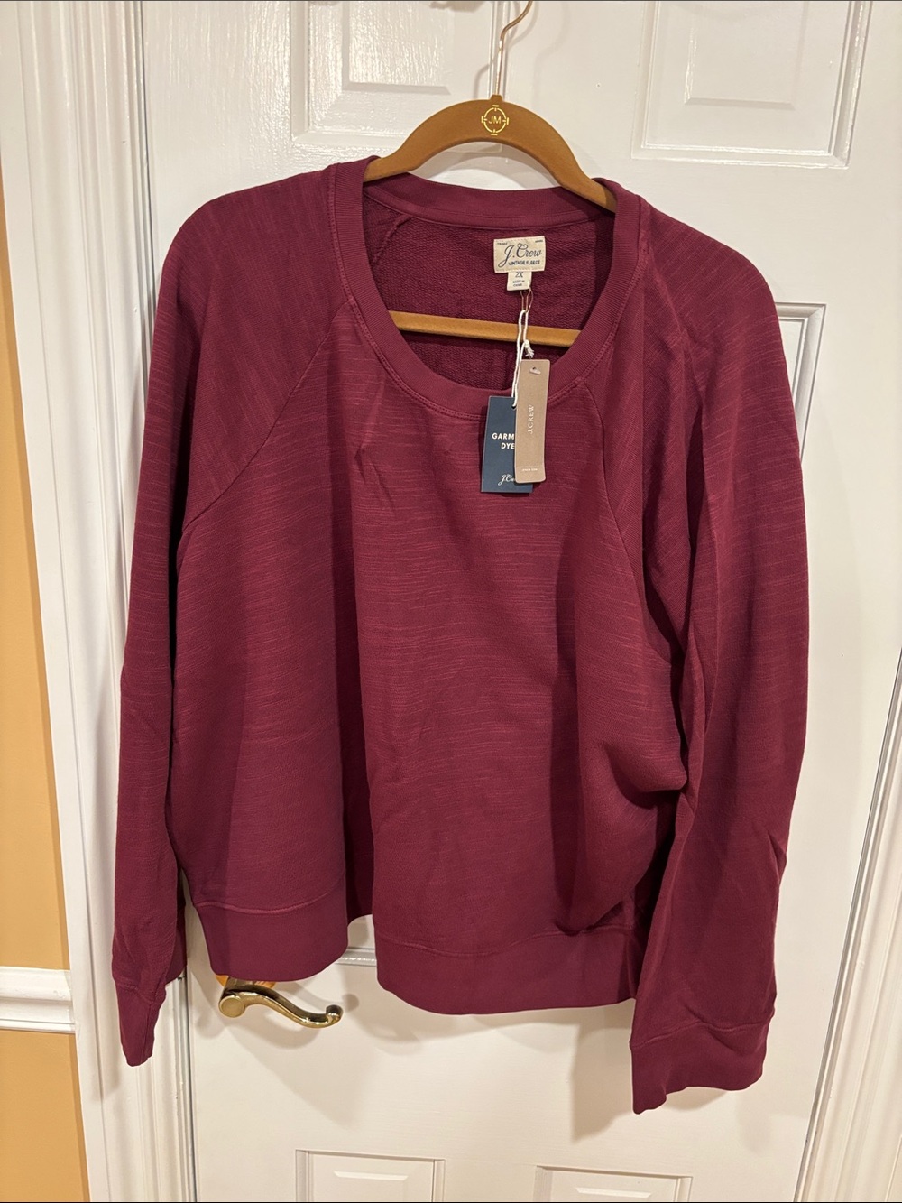 J. Crew Women's Plum Crewneck Sweatshirt